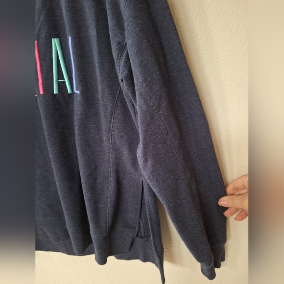 Wildfox Womens Embroidered Navy Sweatshirt  Crew Neck Size S - Picture 6 of 7